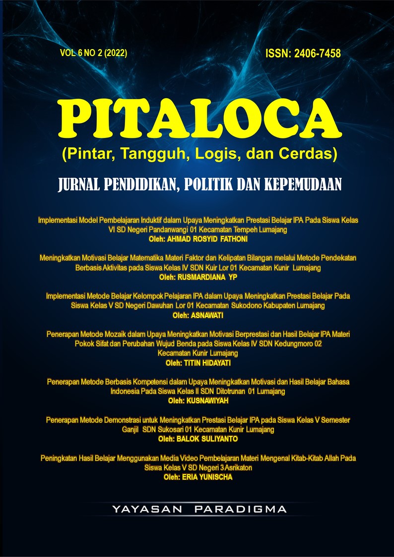 					View Vol. 6 No. 2 (2022): PITALOCA
				